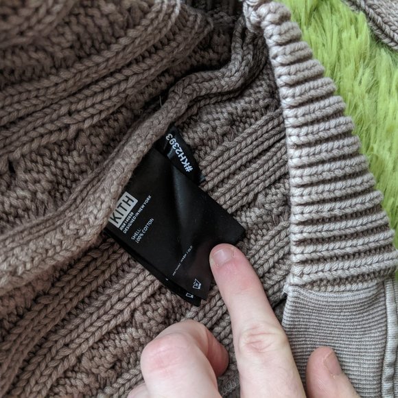 KITH MULTIPATTERN SWEATER BROWN - Picture 4 of 5